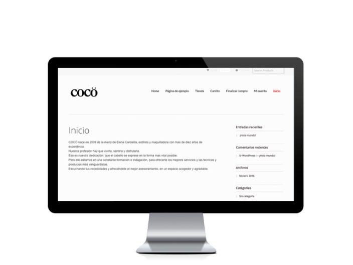 Web del cliente - coco-salon.es