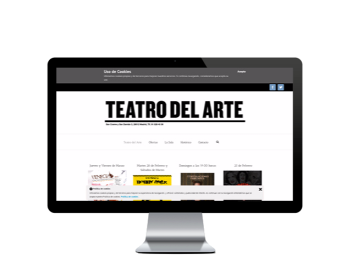 Web del cliente - teatrodelarte.org
