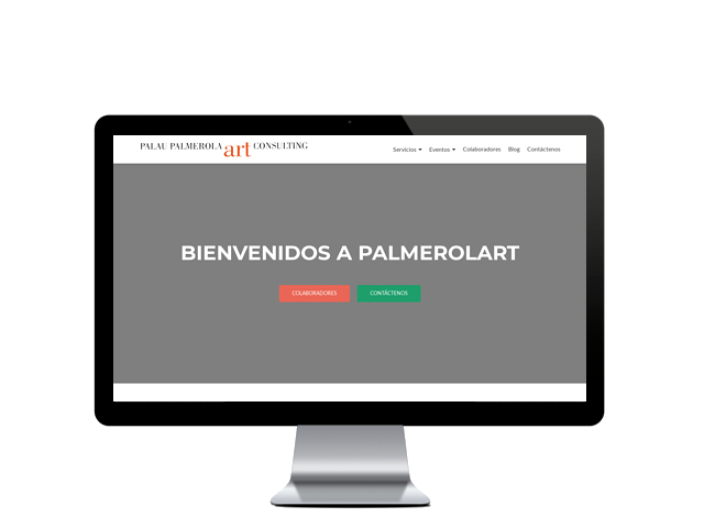 Web del cliente - palmerolart.com