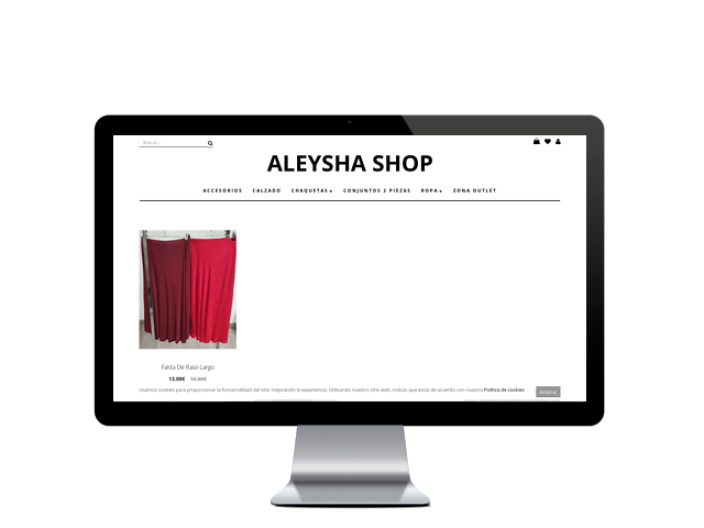 Web del cliente - aleysha-shop.com