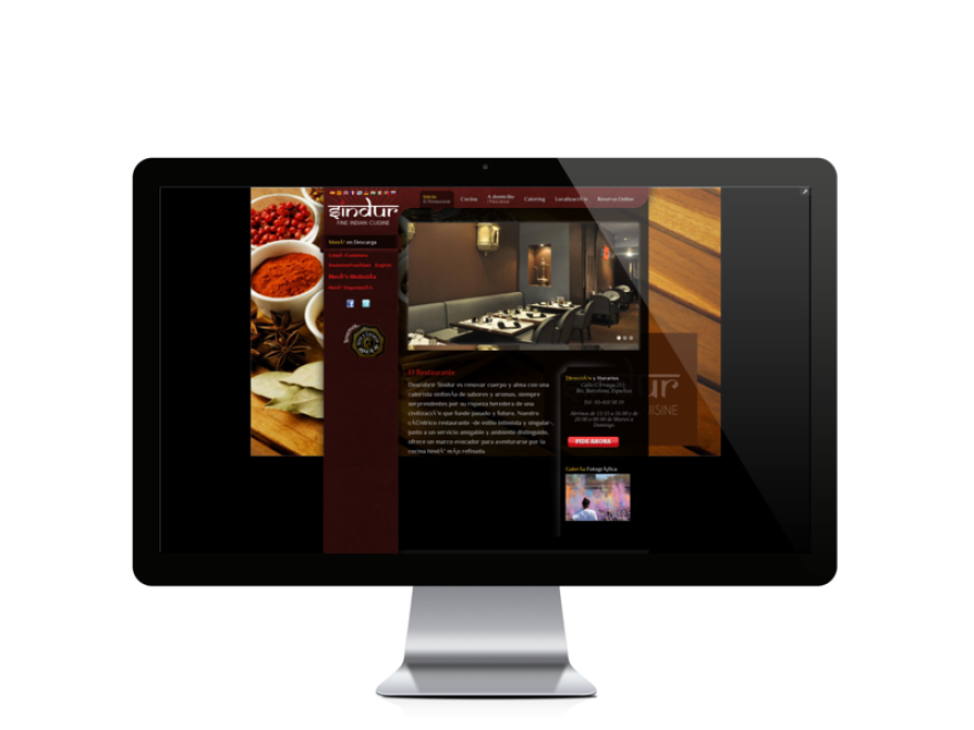 Web del cliente - sindur-restaurant.com