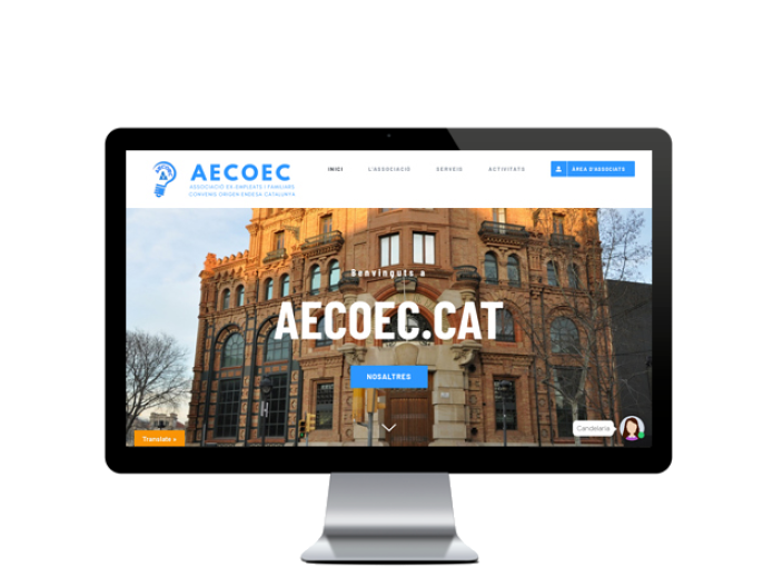 Web del cliente - aecoec.cat