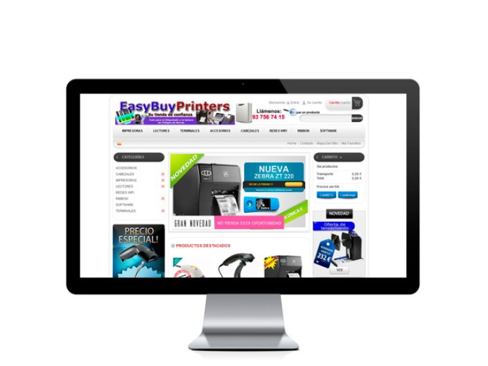 Web del cliente - easybuyprinters.com