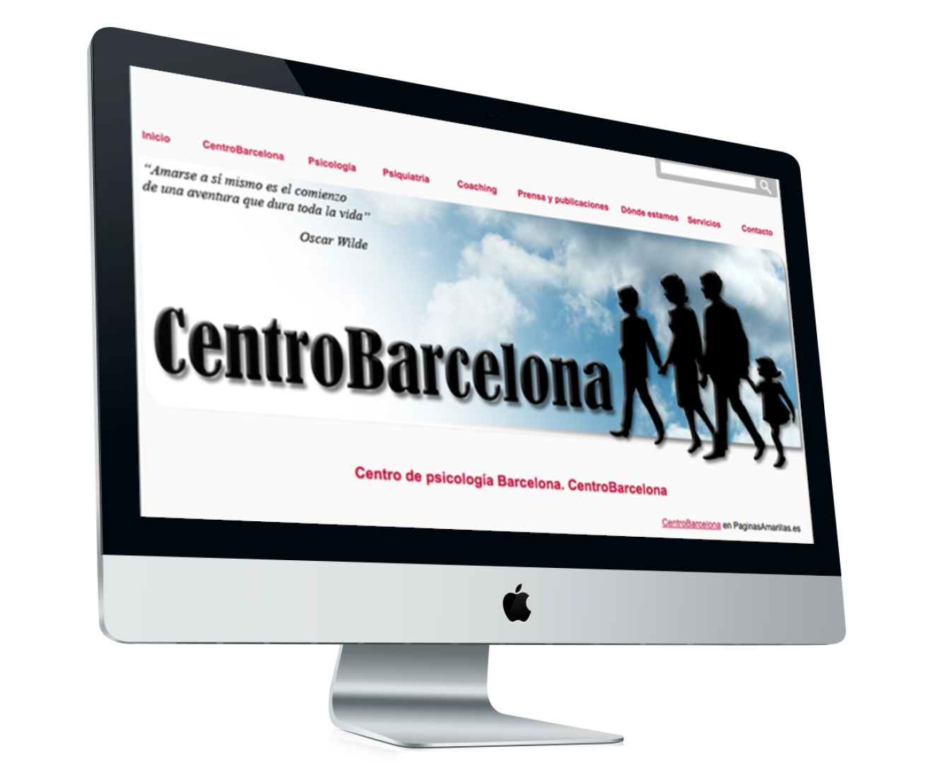 Web del cliente - centrobarcelona.com