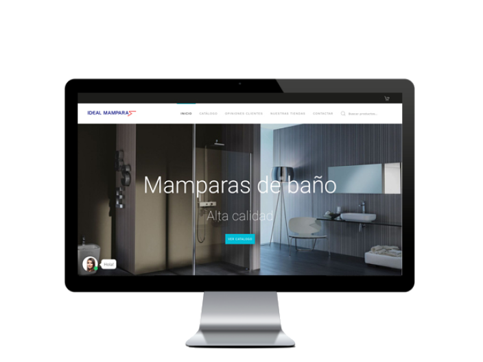 Web del cliente - idealmamparas.com