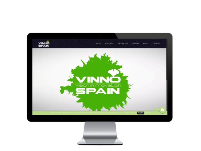 Web del cliente - vinnospain.com