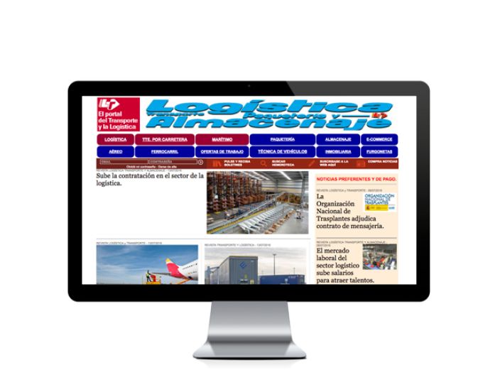 Web del cliente - logisticaytransportes.com