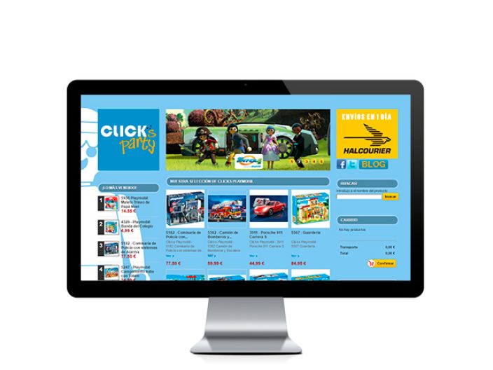 Web del cliente - clicksparty.com