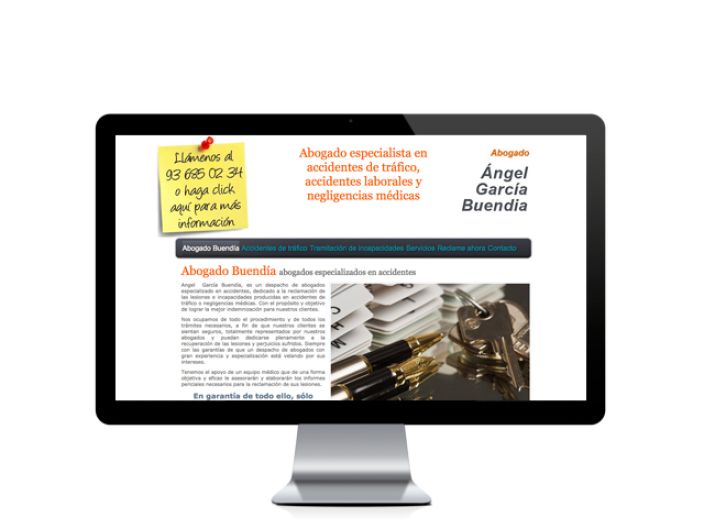 Web del cliente - angelgarcia-abogados.com