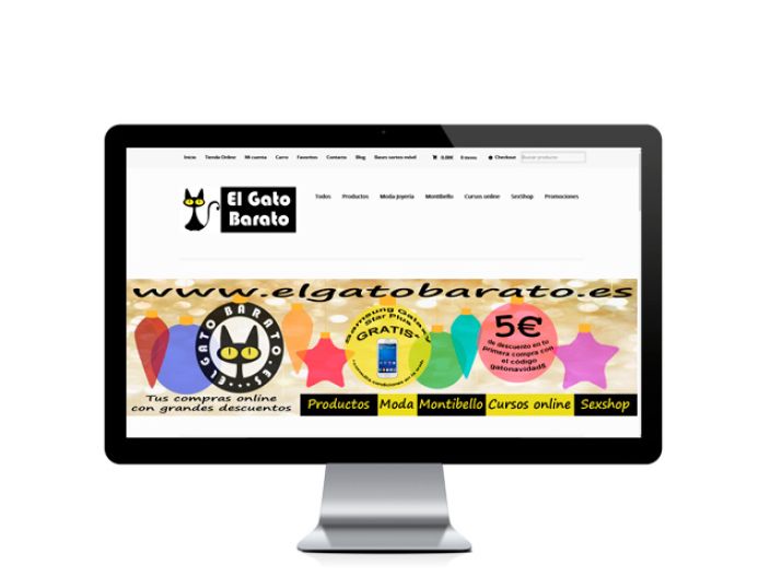 Web del cliente - elgatobarato.es