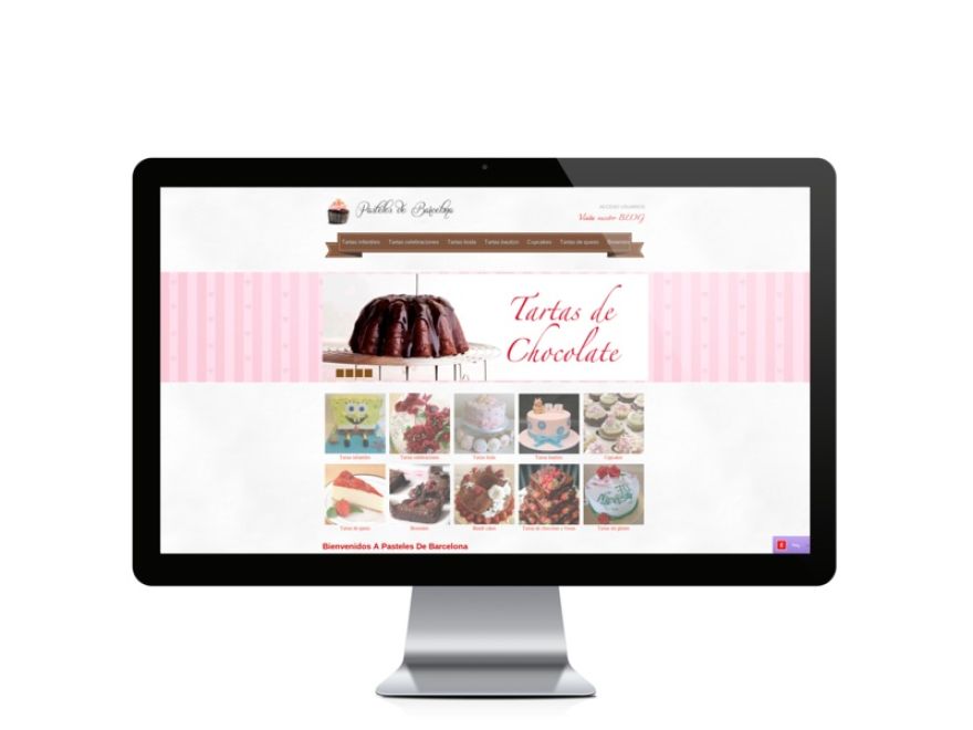 Web del cliente - pastelesdebarcelona.com