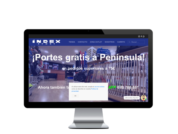 Web del cliente - index-sports.es