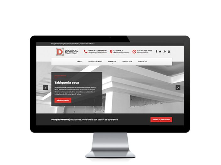 Web del cliente - decoplacmaresme.com