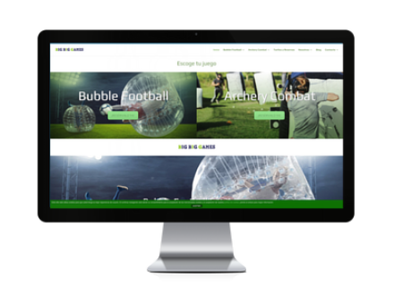Web del cliente - bubblefootballcatalunya.com