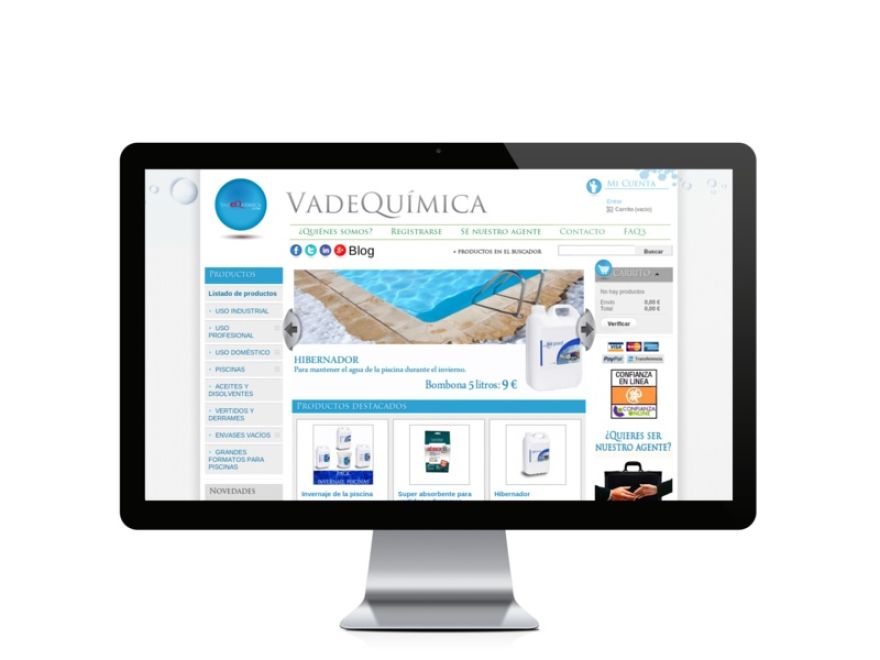 Web del cliente - vadequimica.com