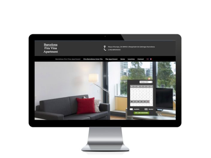 Web del cliente - barcelonafiravinaapartment.com