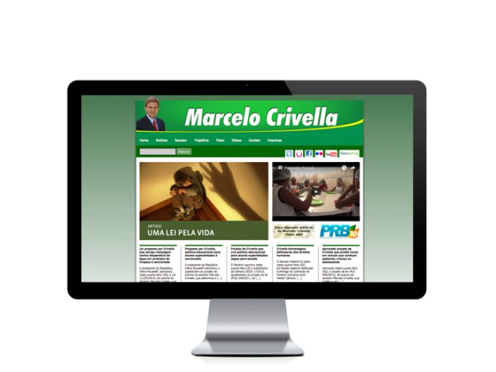 Web del cliente - marcelocrivella.com.br