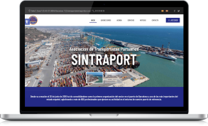 Imagen de la web del mes Web de septiembre 2023: sintraportbcn