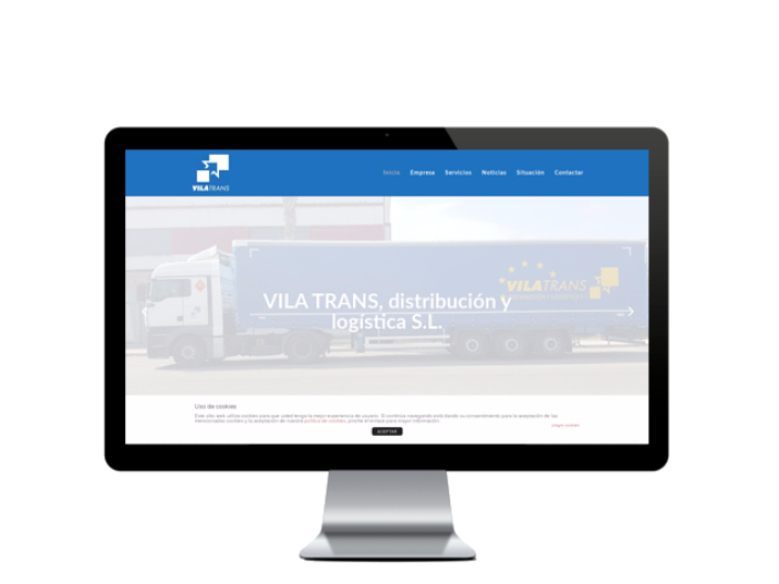 Web del cliente - vilatrans.com