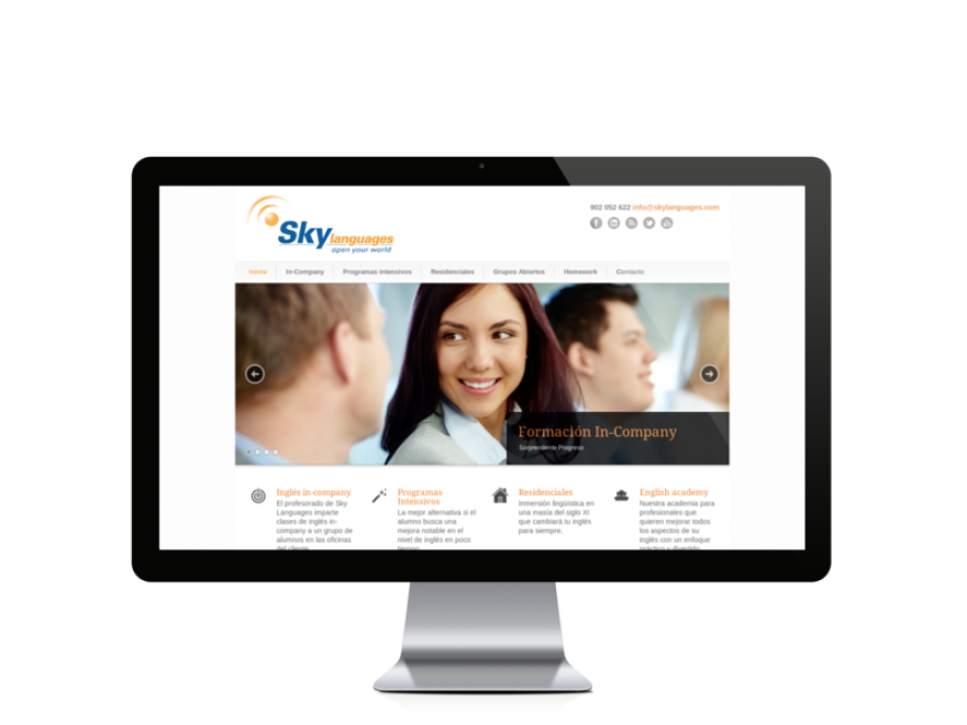 Web del cliente - skylang.es