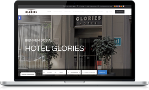 Imagen de la web del mes Web de mayo 2023: hotelglories