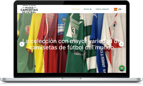 Imagen de la web del mes Web de abril 2024: museocamisetasdefutbol