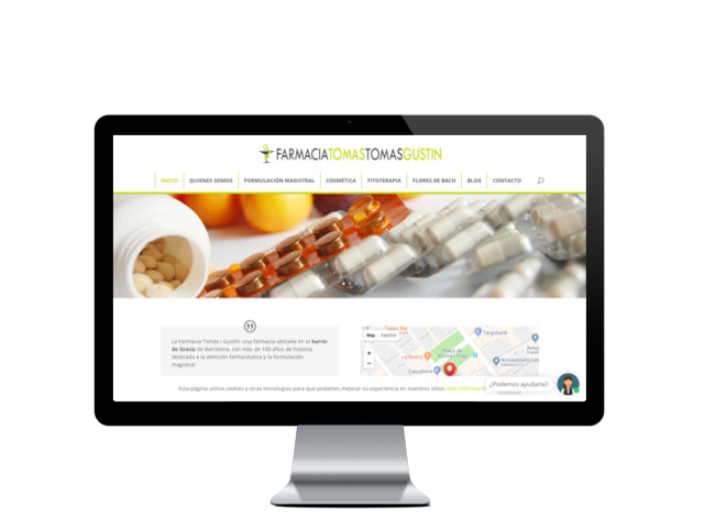 Web del cliente - farmaciatomas.net