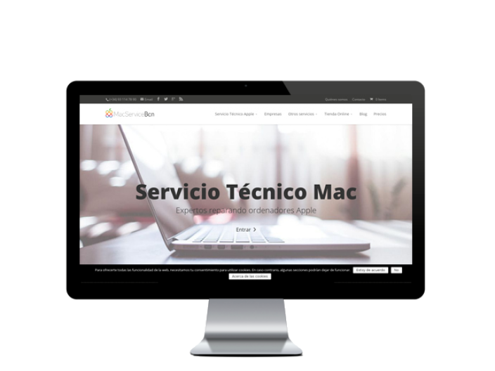 Web del cliente - macservicebcn.com