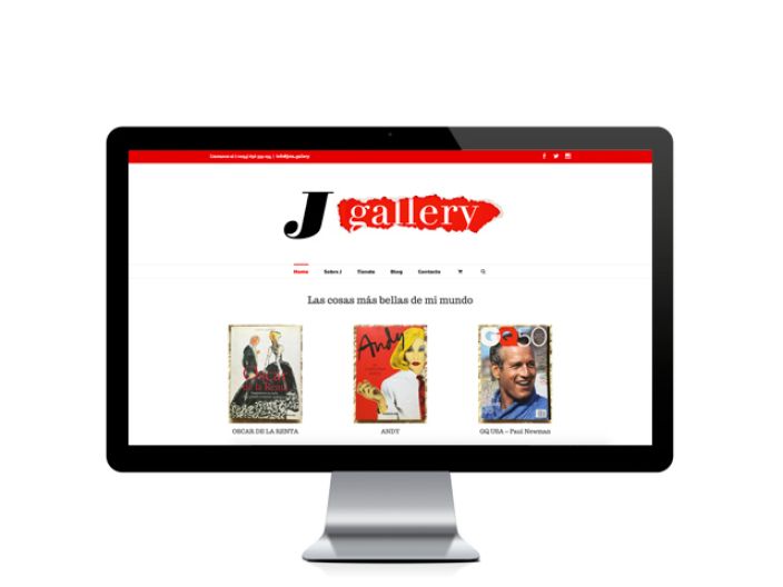 Web del cliente - jota.gallery