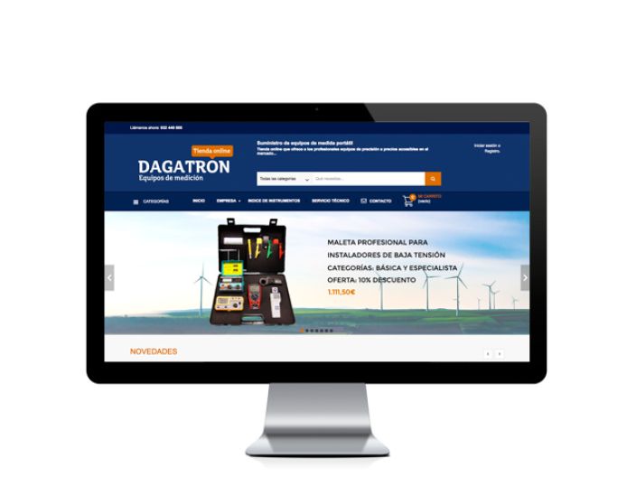 Web del cliente - dagatron.es