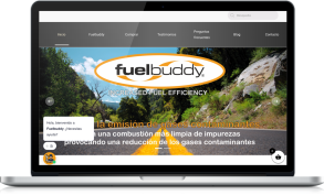 Imagen de la web del mes Web de mayo 2021: fuelbuddy