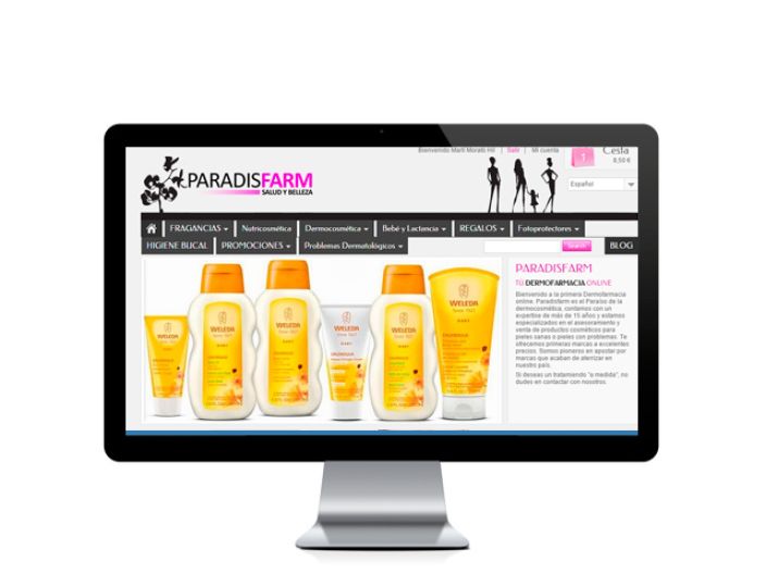 Web del cliente - paradisfarm.com
