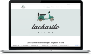 Image of the website of the month August 2021 website: lacharitofilms