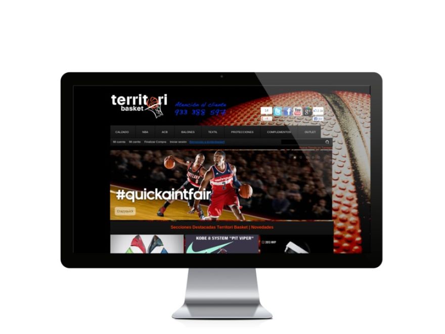 Web del cliente - territoribasket.es