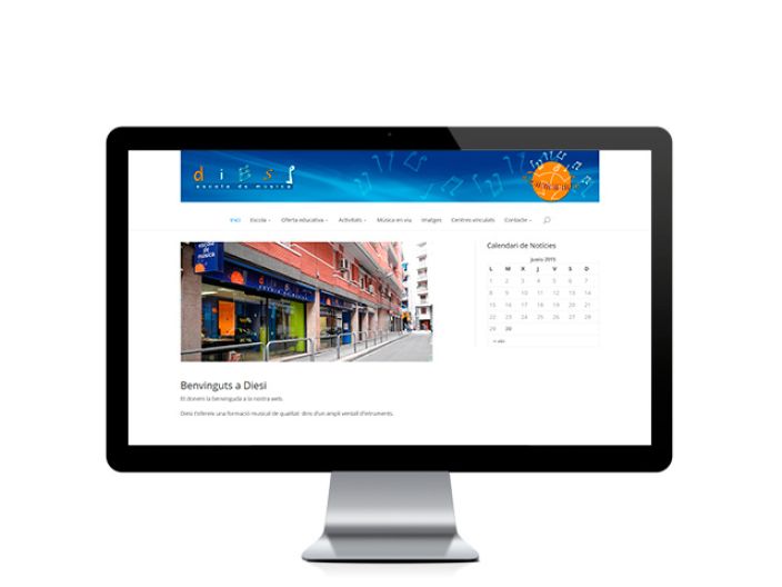 Web del cliente - escoladiesi.com