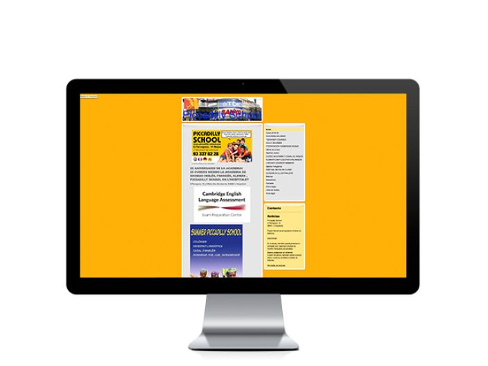 Web del cliente - piccadilly-school.com