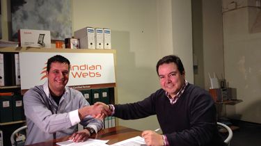 IndianWebs firma nueva oficina numero 10 en Sant Boi