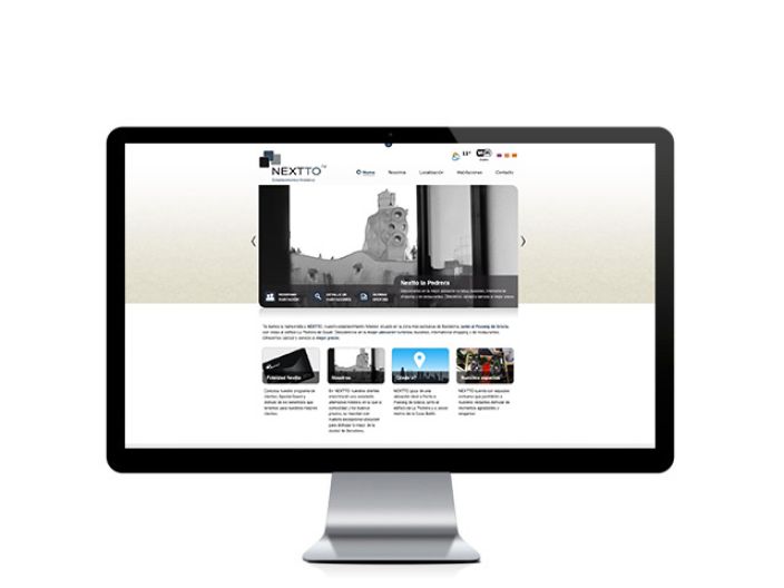 Web del cliente - hotelnextto.com