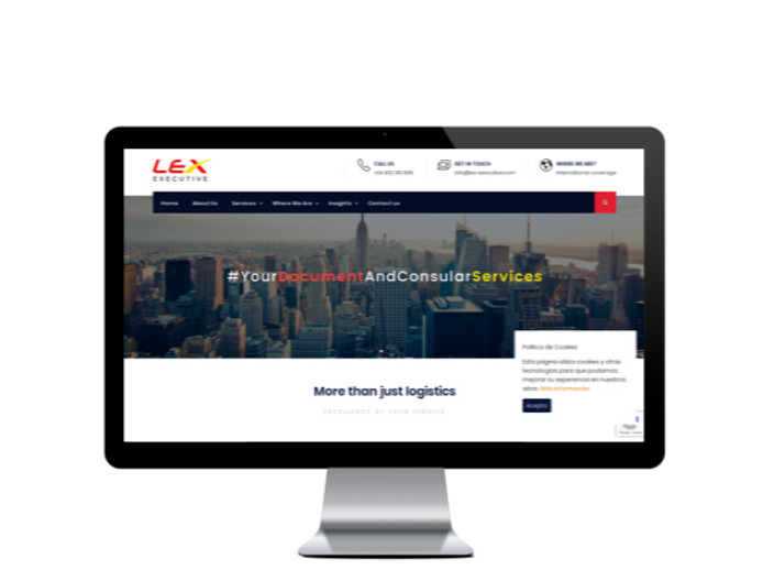 Web del cliente - lex-executive.com