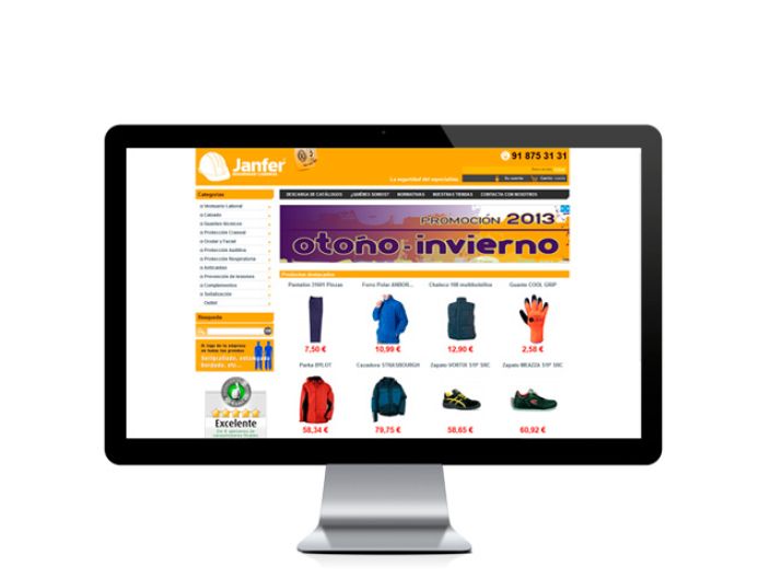 Web del cliente - janfer.com