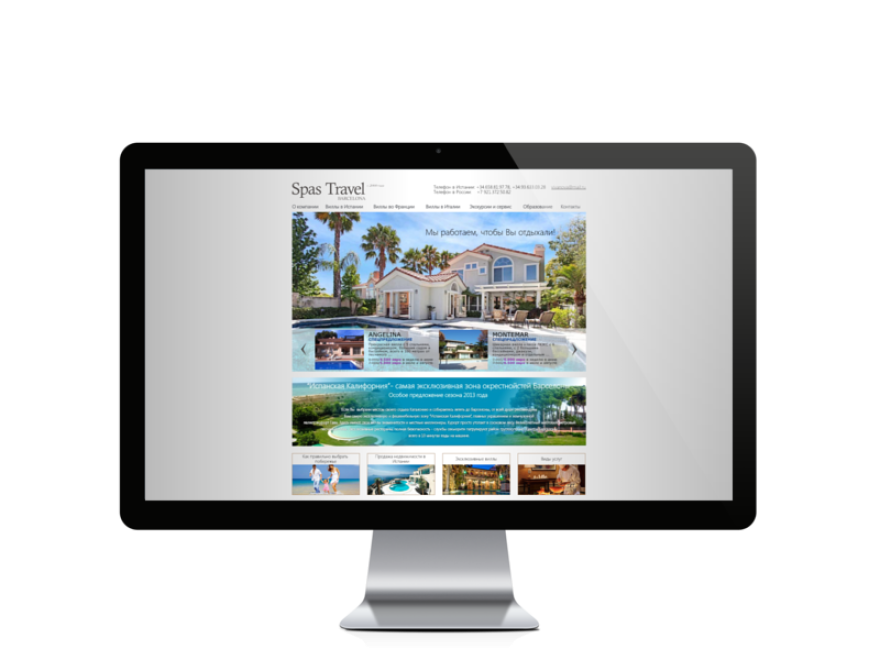 Web del cliente - spas-travel.com