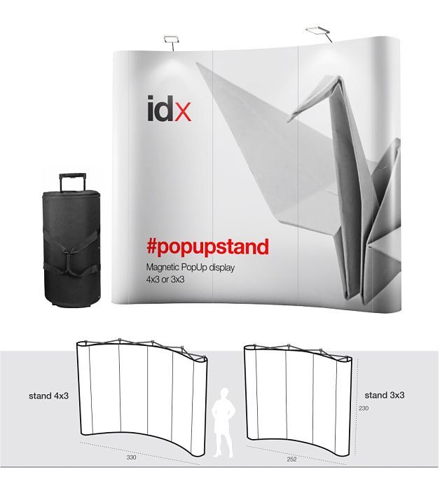 Support portable 346 x 230 cm.