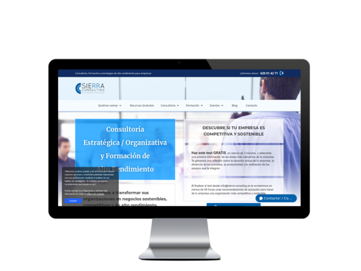 Web del cliente - sierra-consulting.es