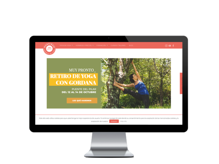 Web del cliente - yoga-dinamico.com