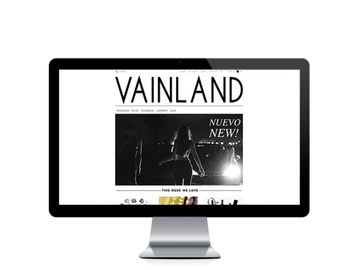 Web del cliente - vainland.com