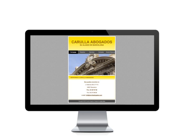 Web del cliente - carullaabogados.com