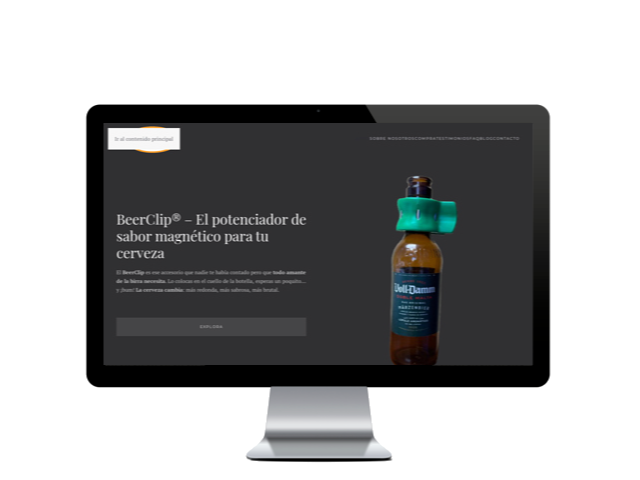 Web del cliente - beerclip.es