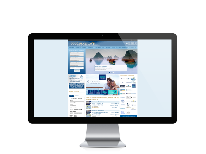 Web del cliente - cunardspain.com