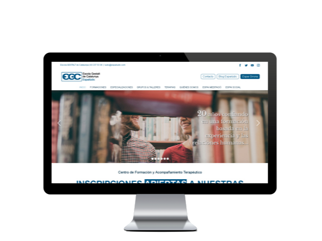 Web del cliente - espailudic.com
