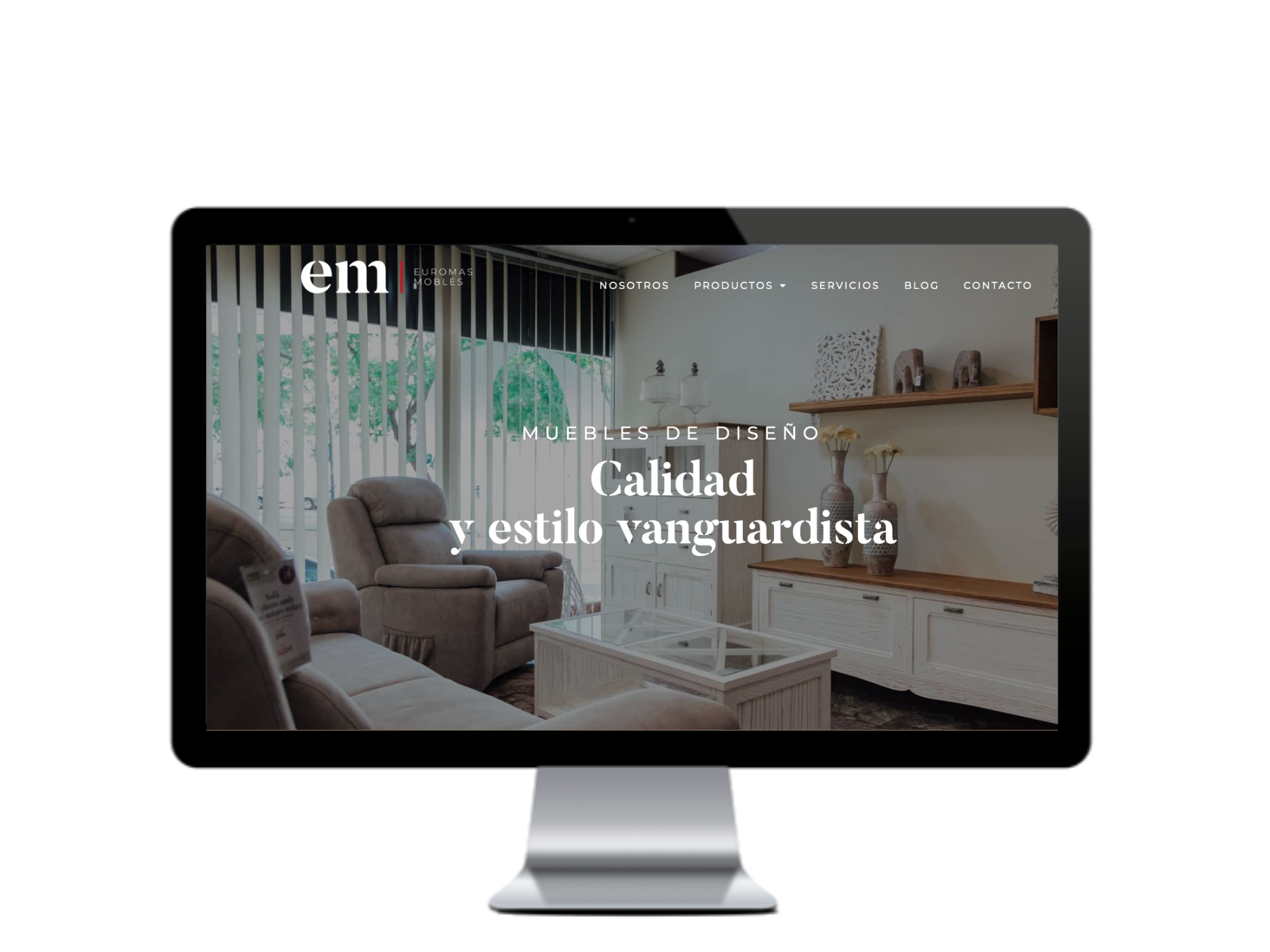 Web del cliente - euromasmobles.com